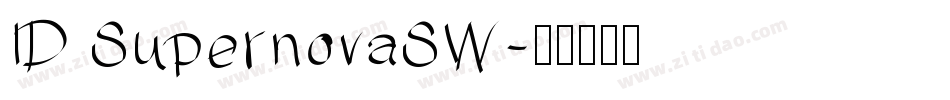 ID SupernovaSW字体转换